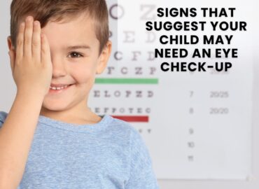 child eye check-up
